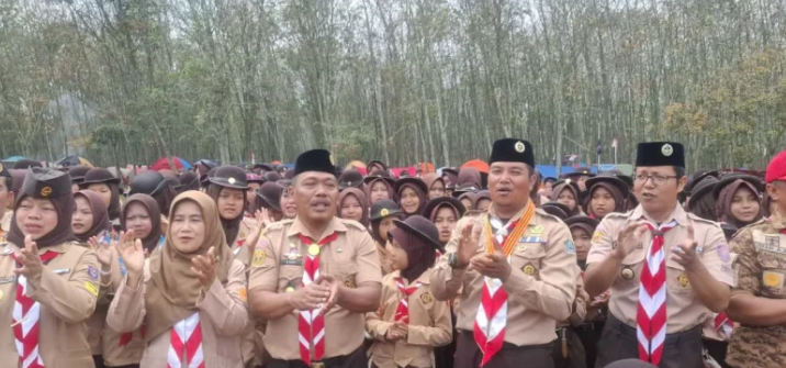 Peringati HUT ke-64, Anggota Pramuka se-Bandung Barat Serempak Berkemah Ria